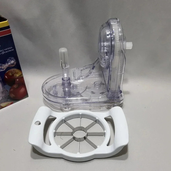 New Starfrit Apple Pro-Peeler New in Box with Blades and Corer/ Slicer - Picture 3 of 4